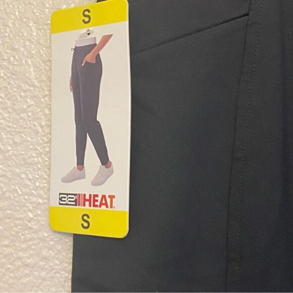 32 Degrees Soft Twill Joggers drawstring pants soft stretch athletic black S - Picture 8 of 13